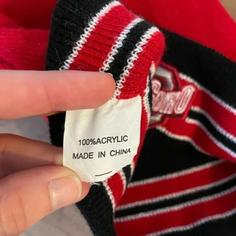 Ohio state hat winter hat toboggan beanie one size